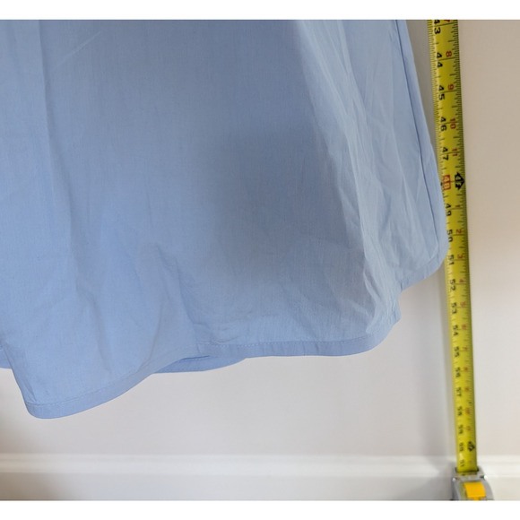 COS A Line Slip Dress Womens 12 Cotton Poplin Minimal Quiet Luxury Staple Preppy - Picture 9 of 10